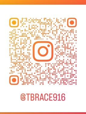 QR Code Sticker with Black and White Design